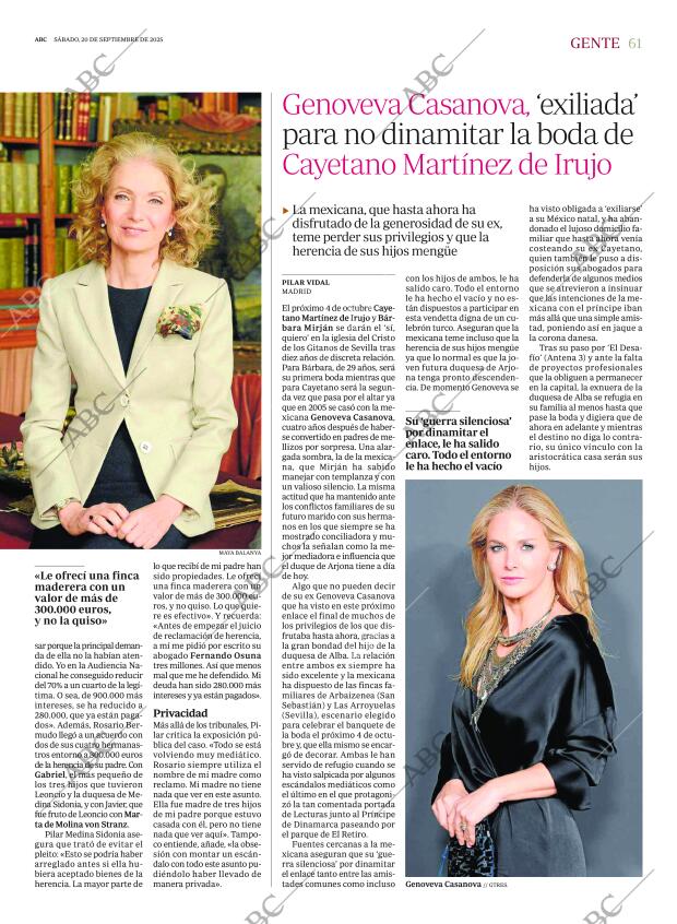 ABC MADRID 20-09-2025 página 61
