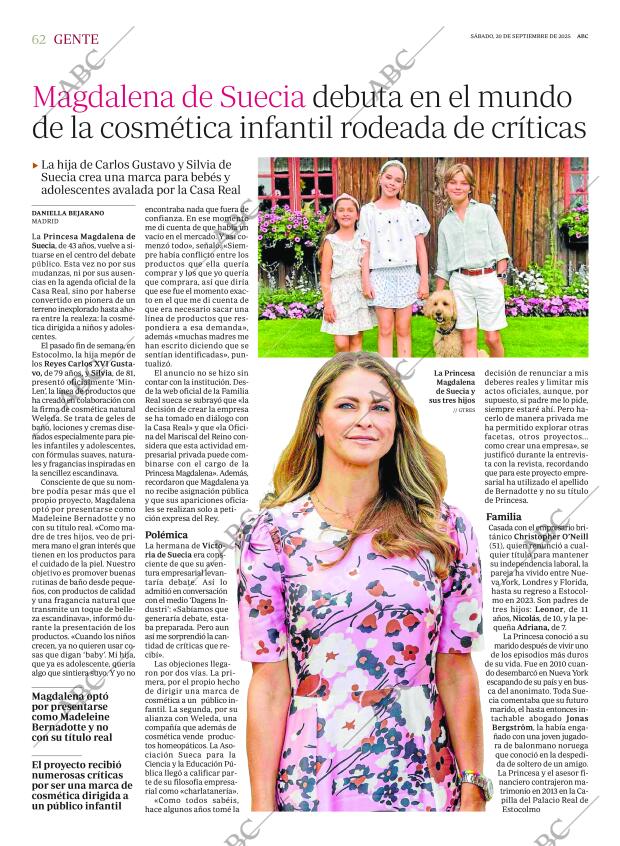 ABC MADRID 20-09-2025 página 62