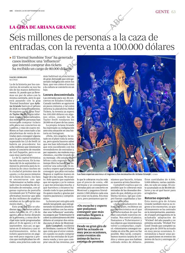 ABC MADRID 20-09-2025 página 63