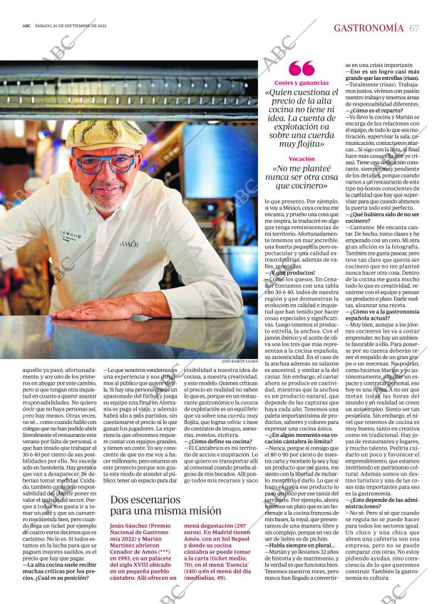 ABC MADRID 20-09-2025 página 67