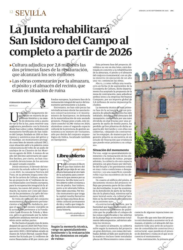 ABC SEVILLA 20-09-2025 página 12