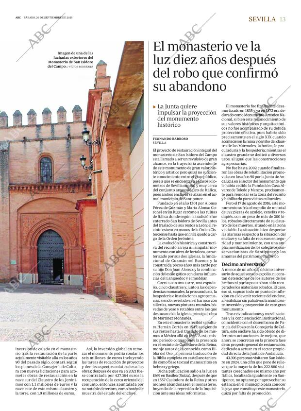 ABC SEVILLA 20-09-2025 página 13