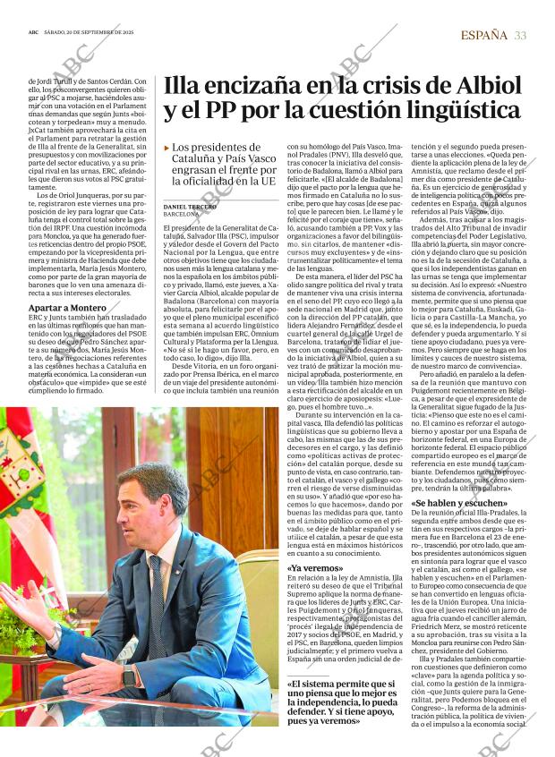 ABC SEVILLA 20-09-2025 página 33