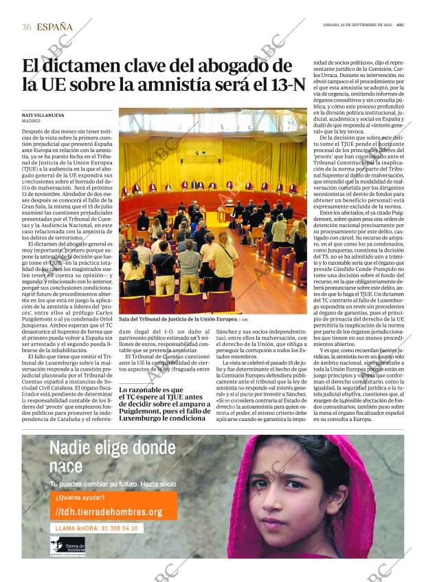 ABC SEVILLA 20-09-2025 página 36