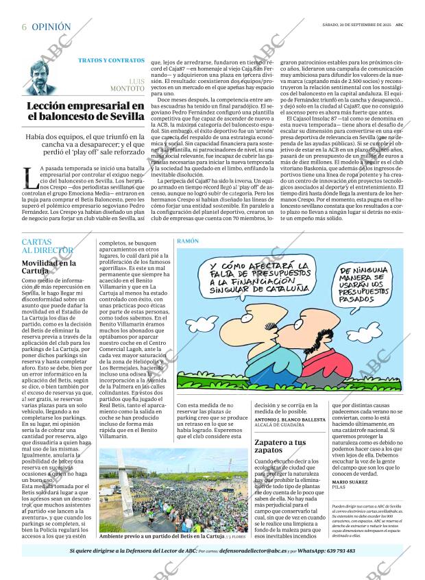 ABC SEVILLA 20-09-2025 página 6