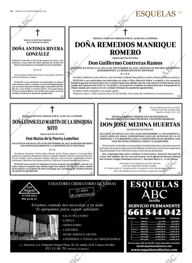 ABC SEVILLA 20-09-2025 página 61