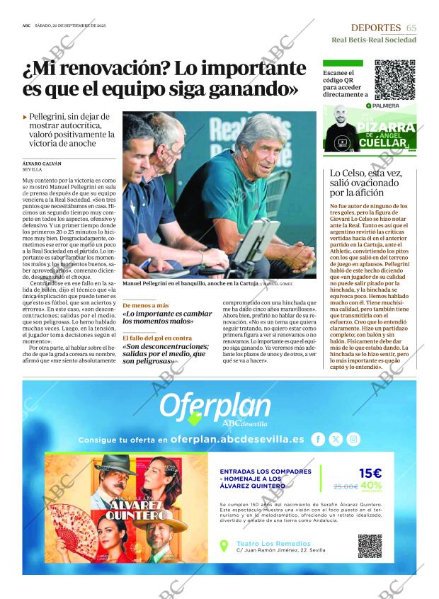 ABC SEVILLA 20-09-2025 página 65
