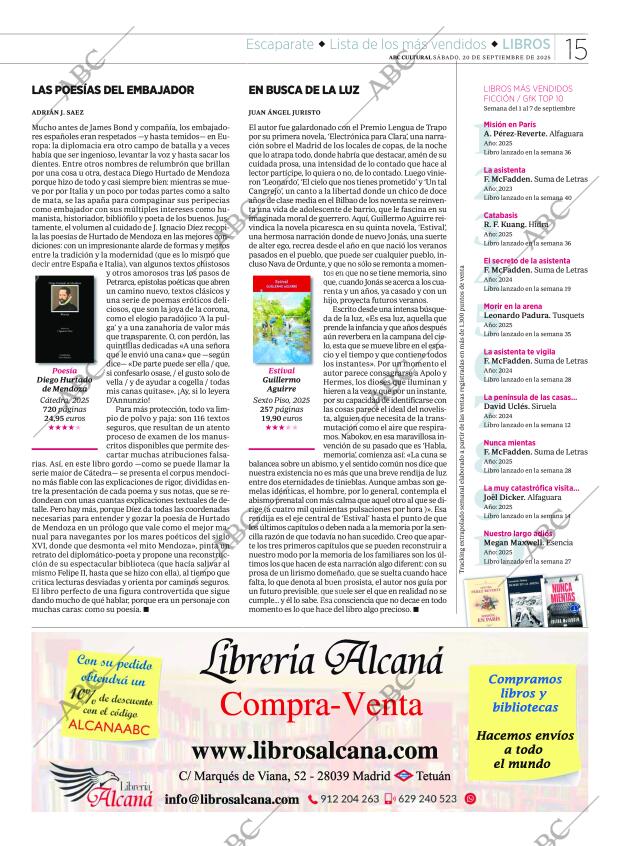 CULTURAL MADRID 20-09-2025 página 15