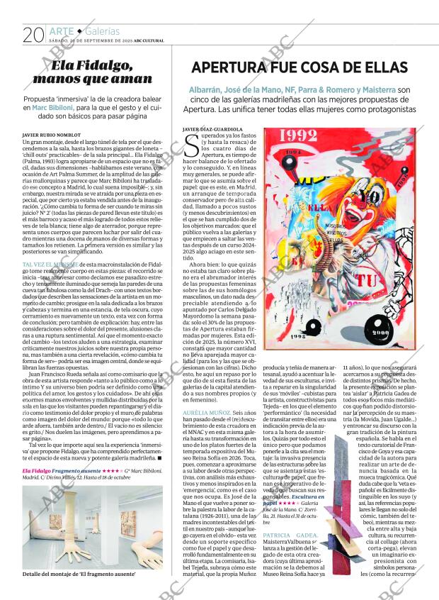 CULTURAL MADRID 20-09-2025 página 20