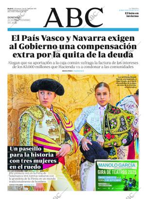 ABC MADRID 21-09-2025 página 1