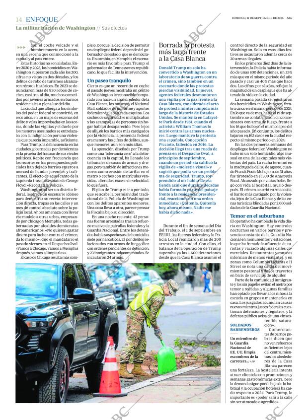 ABC MADRID 21-09-2025 página 14