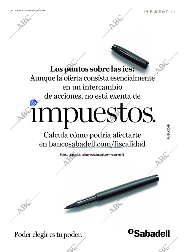 ABC MADRID 21-09-2025 página 19