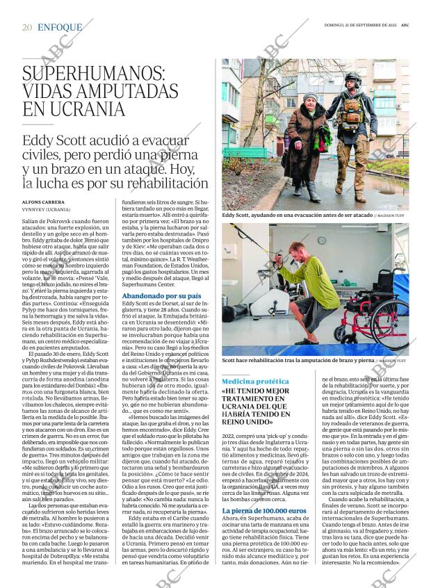 ABC MADRID 21-09-2025 página 20