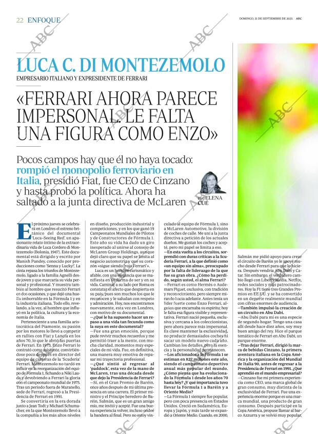 ABC MADRID 21-09-2025 página 22