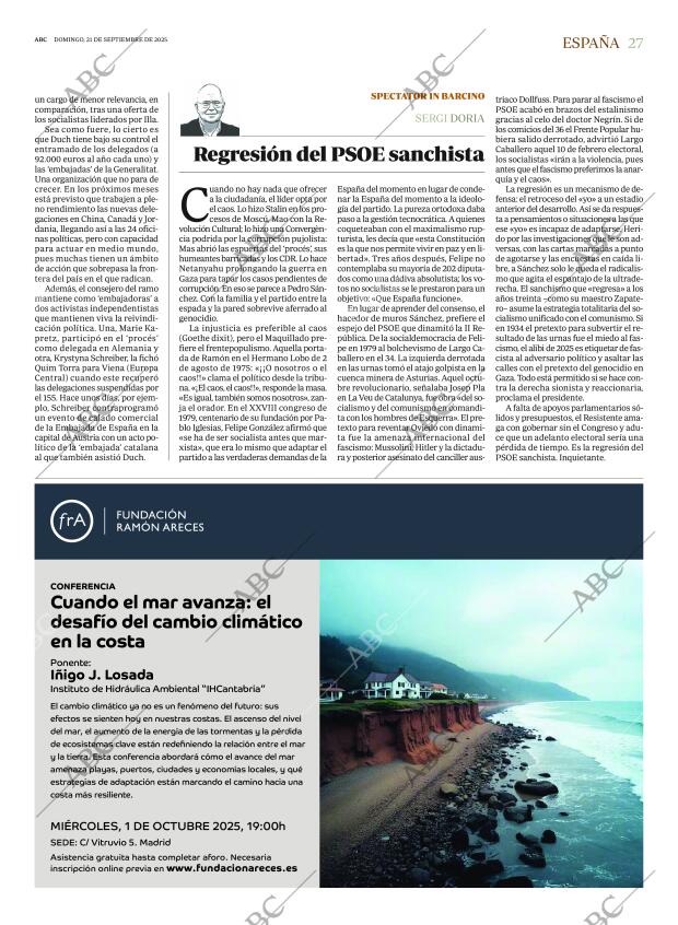 ABC MADRID 21-09-2025 página 27