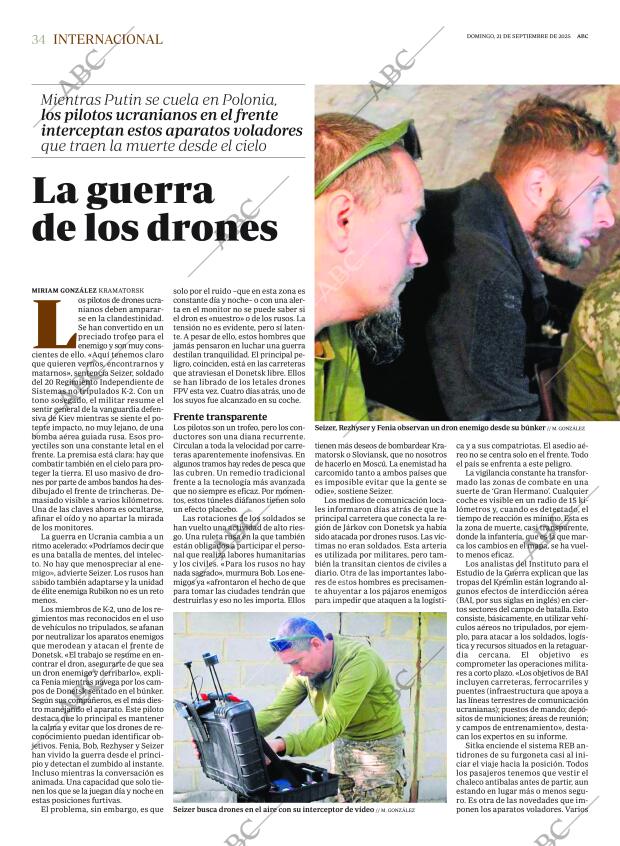 ABC MADRID 21-09-2025 página 34