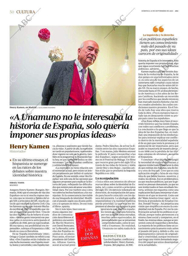 ABC MADRID 21-09-2025 página 50
