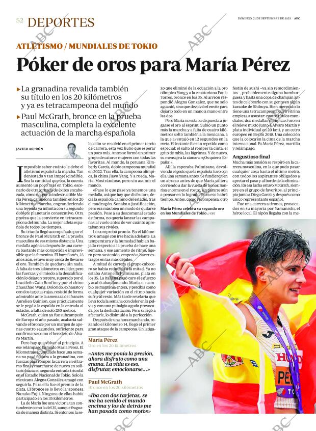 ABC MADRID 21-09-2025 página 52