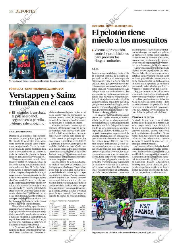 ABC MADRID 21-09-2025 página 58
