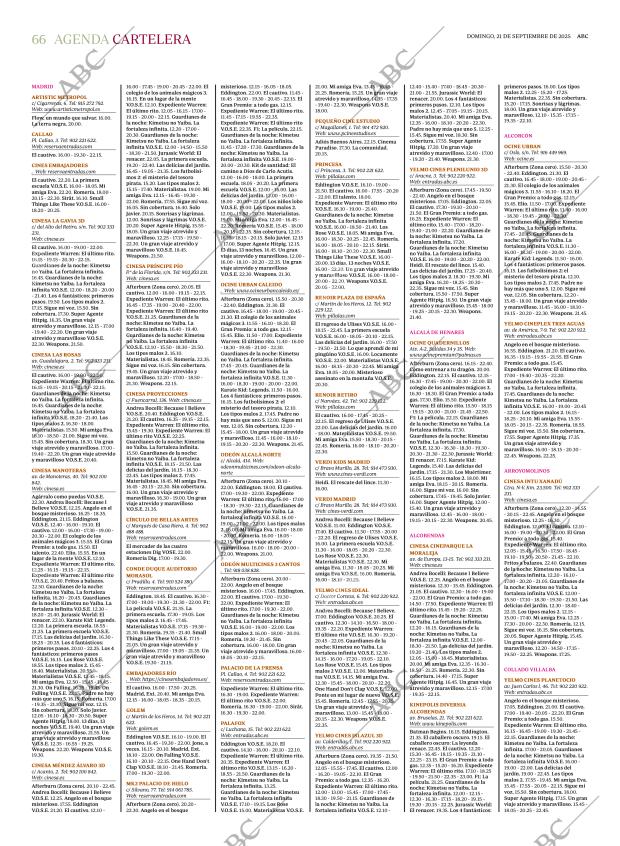 ABC MADRID 21-09-2025 página 66