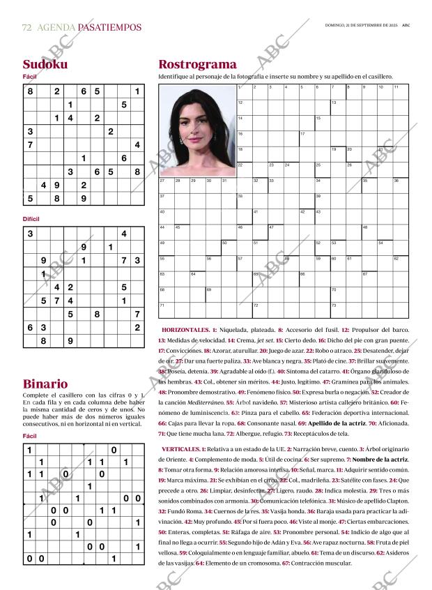 ABC MADRID 21-09-2025 página 72