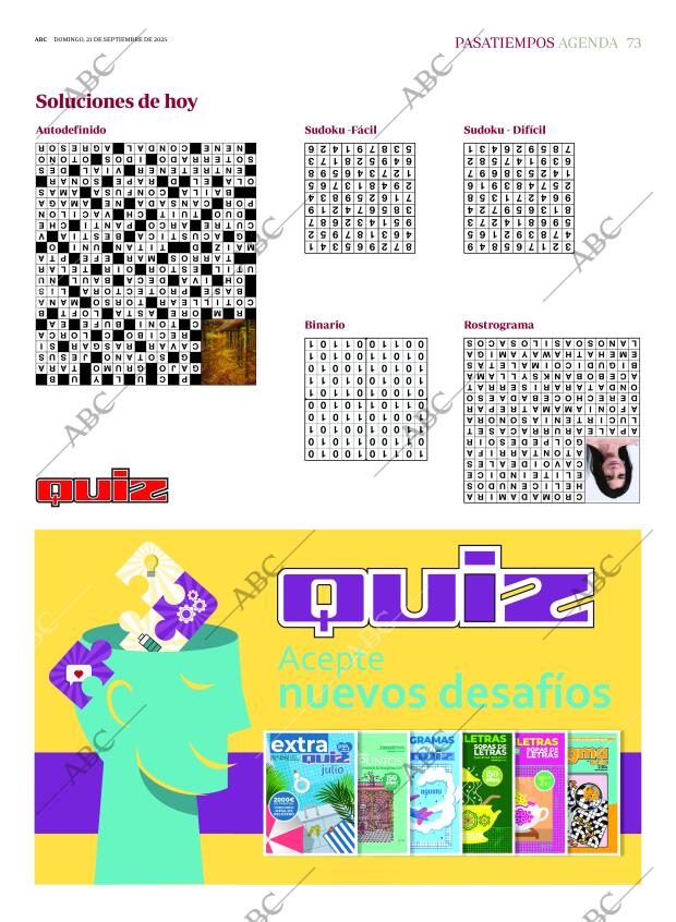 ABC MADRID 21-09-2025 página 73