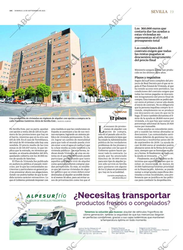 ABC SEVILLA 21-09-2025 página 19