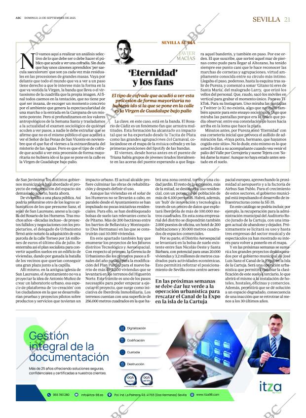 ABC SEVILLA 21-09-2025 página 21