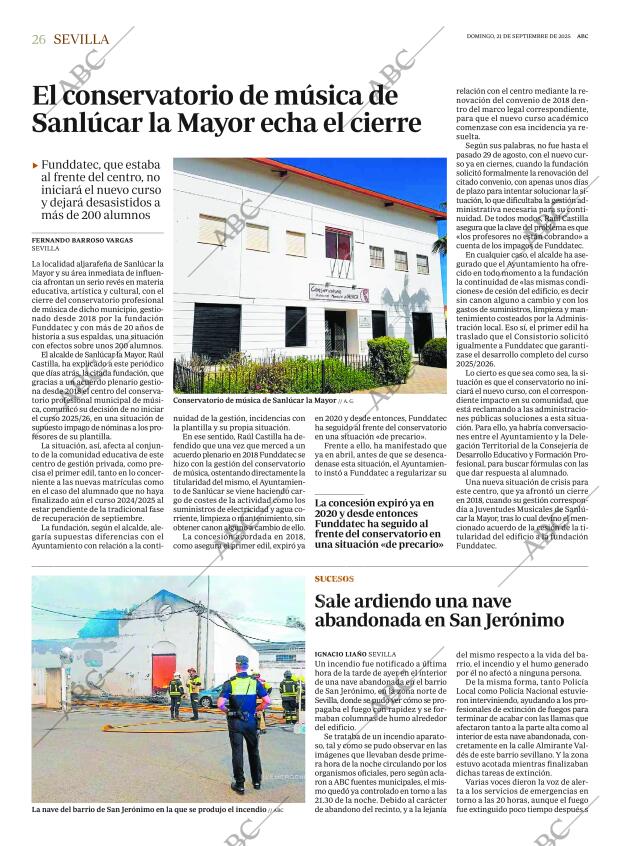 ABC SEVILLA 21-09-2025 página 26