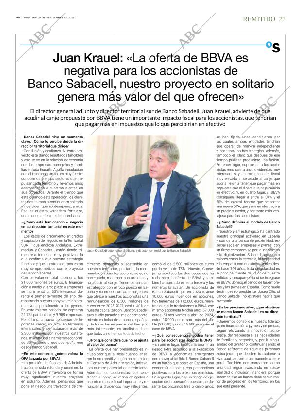 ABC SEVILLA 21-09-2025 página 27