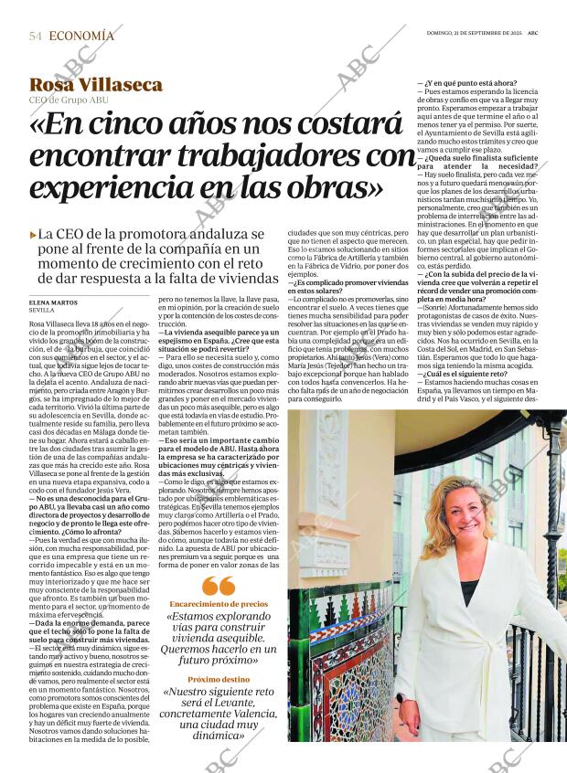 ABC SEVILLA 21-09-2025 página 54