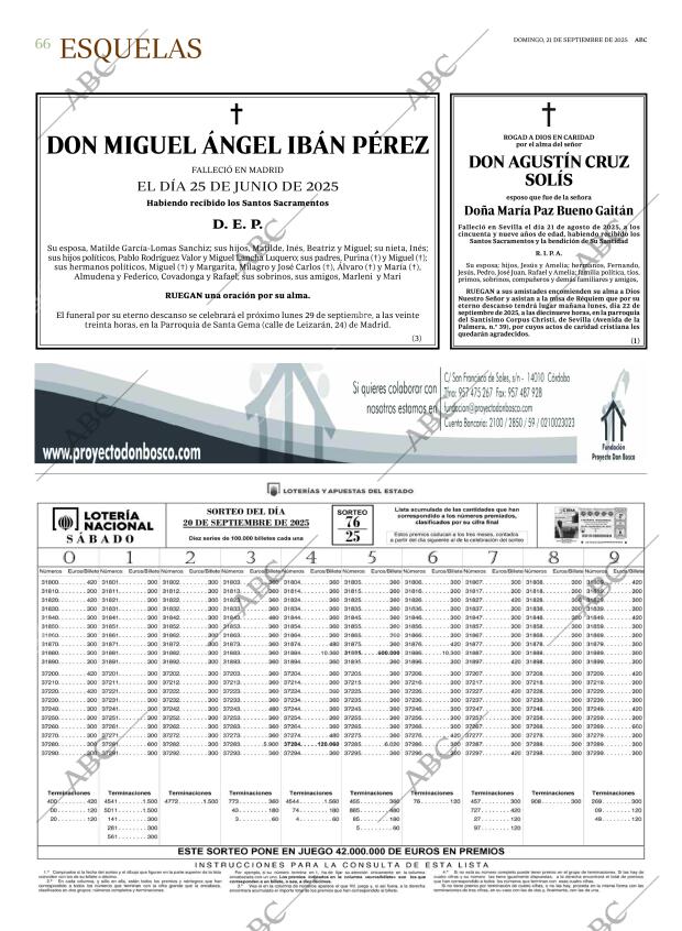 ABC SEVILLA 21-09-2025 página 66