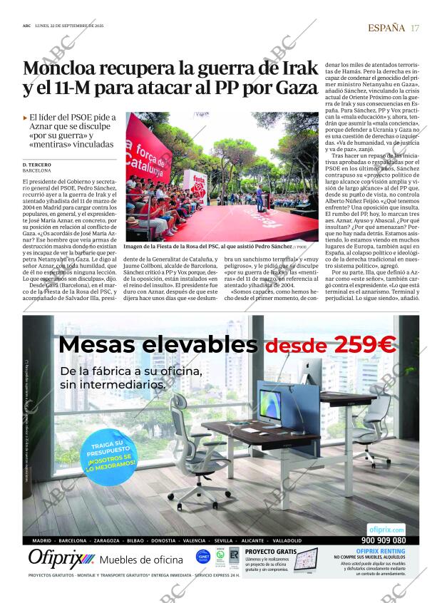 ABC MADRID 22-09-2025 página 17