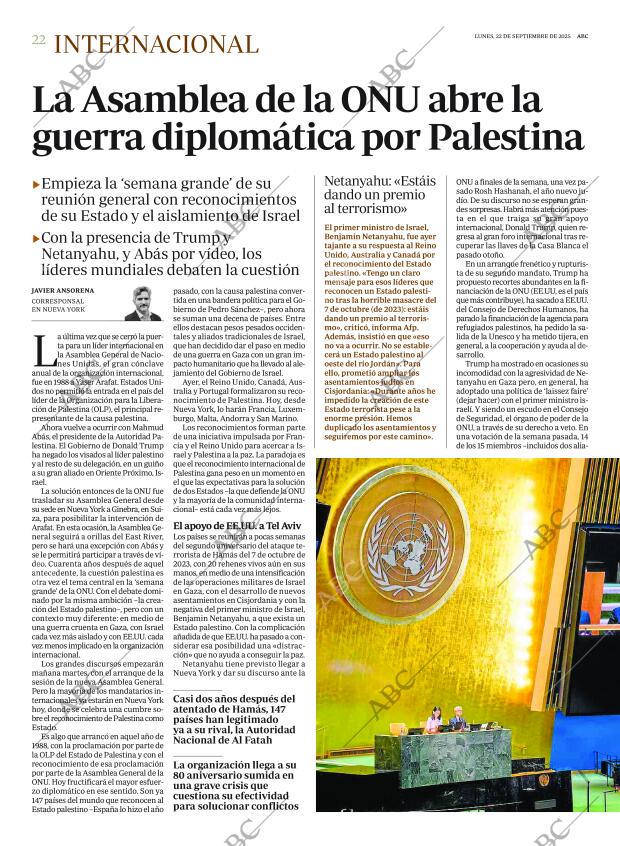 ABC MADRID 22-09-2025 página 22