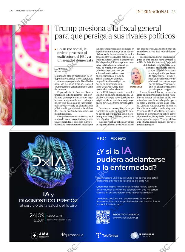 ABC MADRID 22-09-2025 página 25