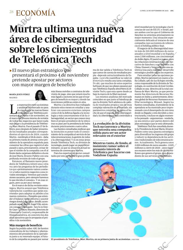 ABC MADRID 22-09-2025 página 28