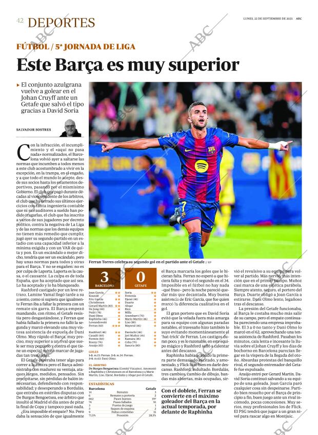 ABC MADRID 22-09-2025 página 42