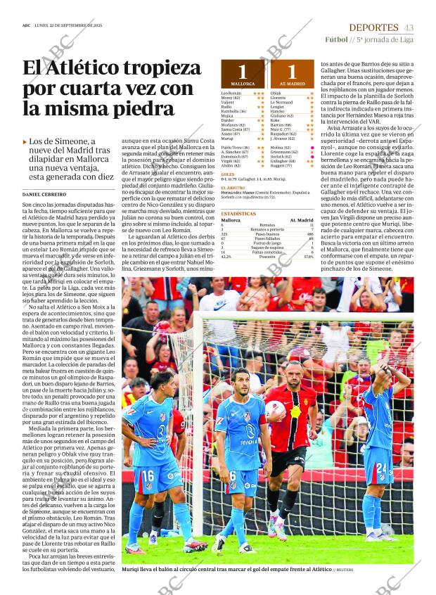 ABC MADRID 22-09-2025 página 43