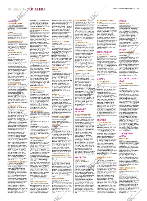 ABC MADRID 22-09-2025 página 60