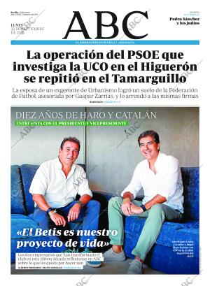 ABC SEVILLA 22-09-2025 página 1