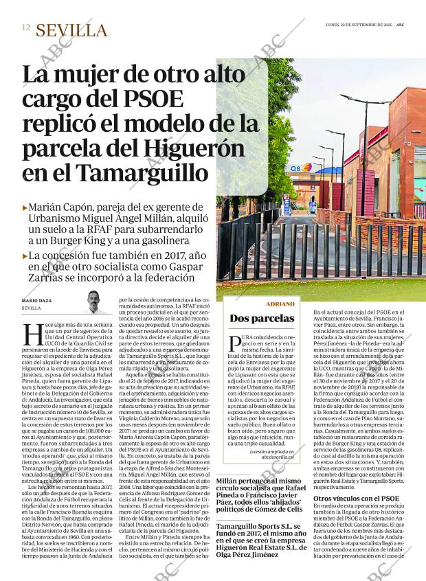 ABC SEVILLA 22-09-2025 página 12