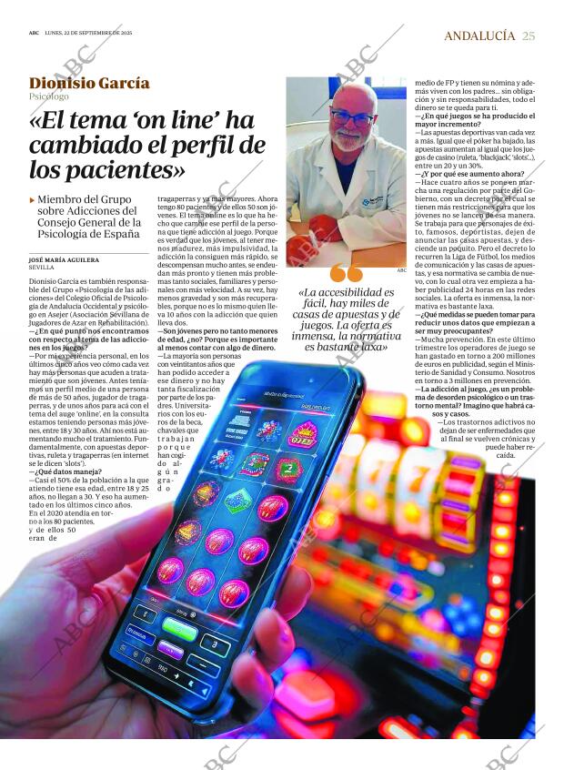 ABC SEVILLA 22-09-2025 página 25