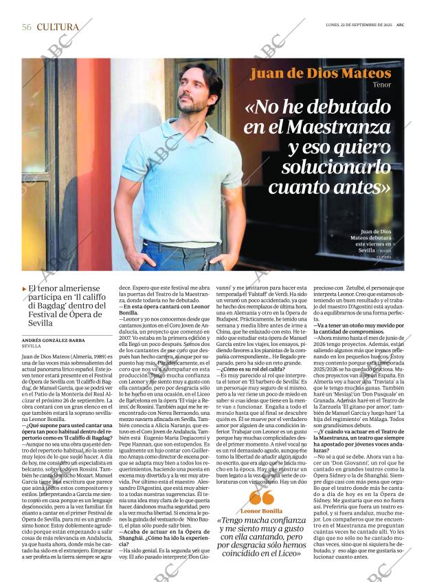 ABC SEVILLA 22-09-2025 página 56