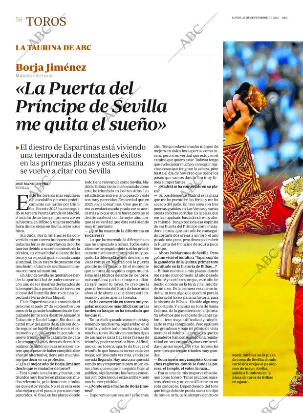 ABC SEVILLA 22-09-2025 página 58