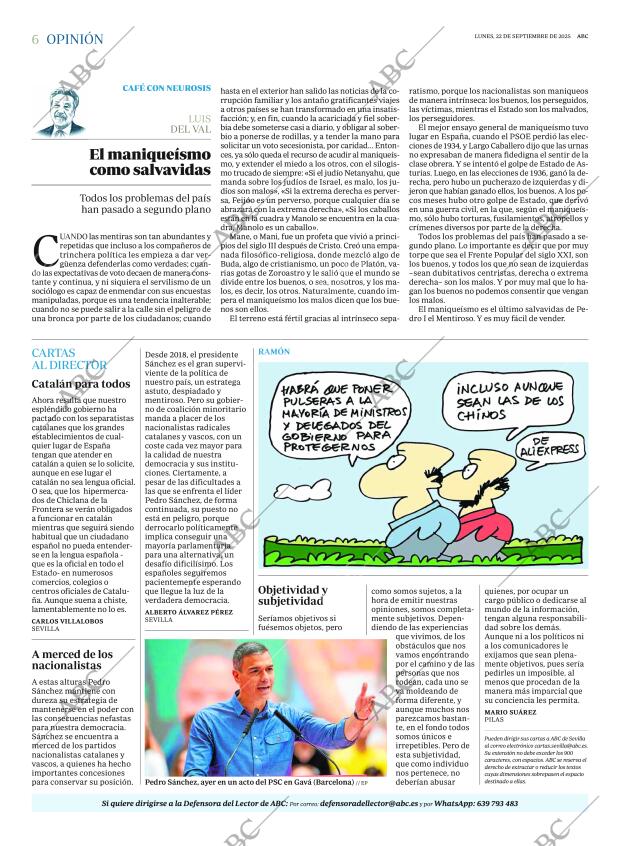 ABC SEVILLA 22-09-2025 página 6