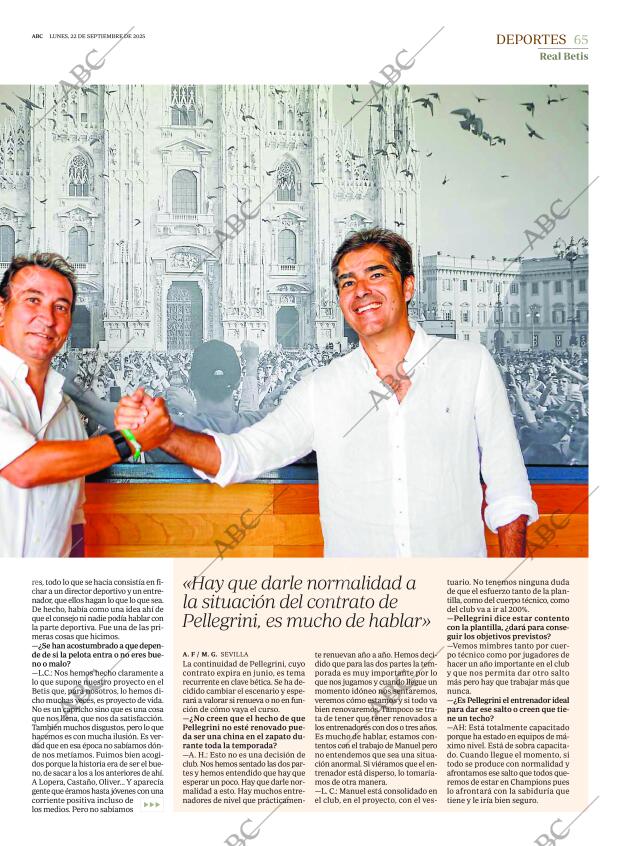 ABC SEVILLA 22-09-2025 página 65