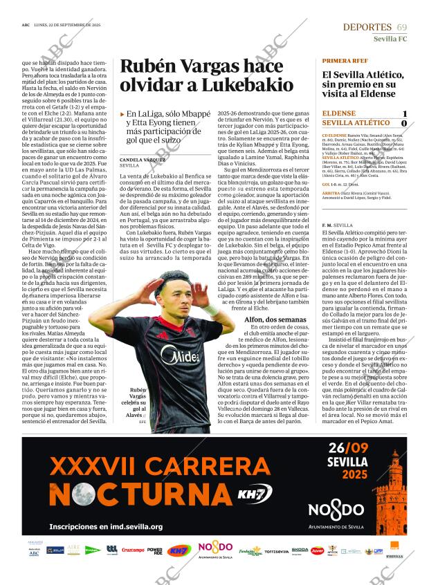 ABC SEVILLA 22-09-2025 página 69