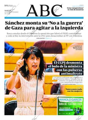 ABC MADRID 23-09-2025 página 1