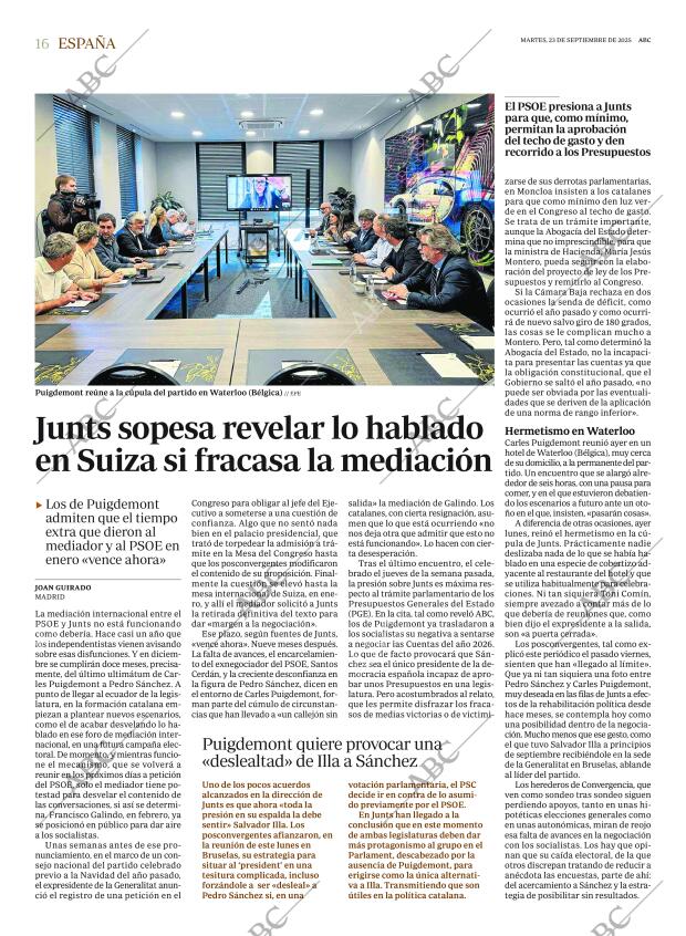ABC MADRID 23-09-2025 página 16