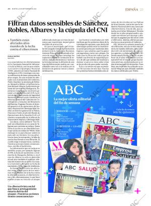 ABC MADRID 23-09-2025 página 23